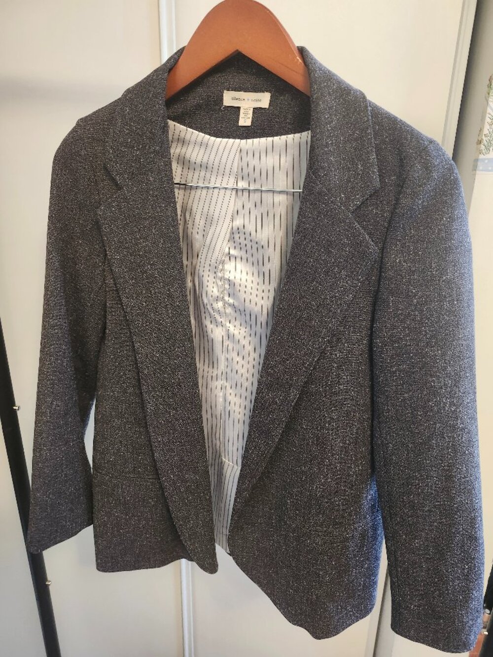 SILENT + NOISE BLAZER GRAY SIZE S